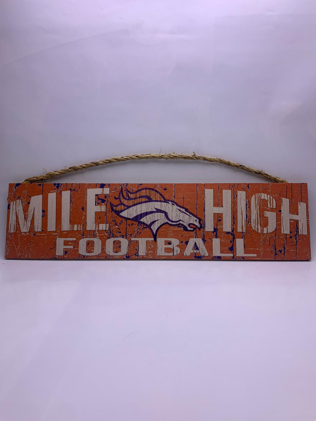 NFL 'Mile High Football' Sign
