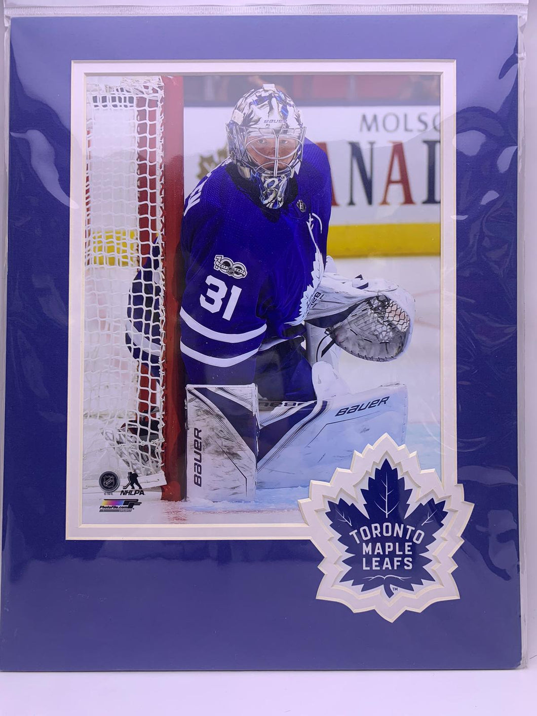 Toronto Maple Leafs Frederik Andersen Poster 8x10