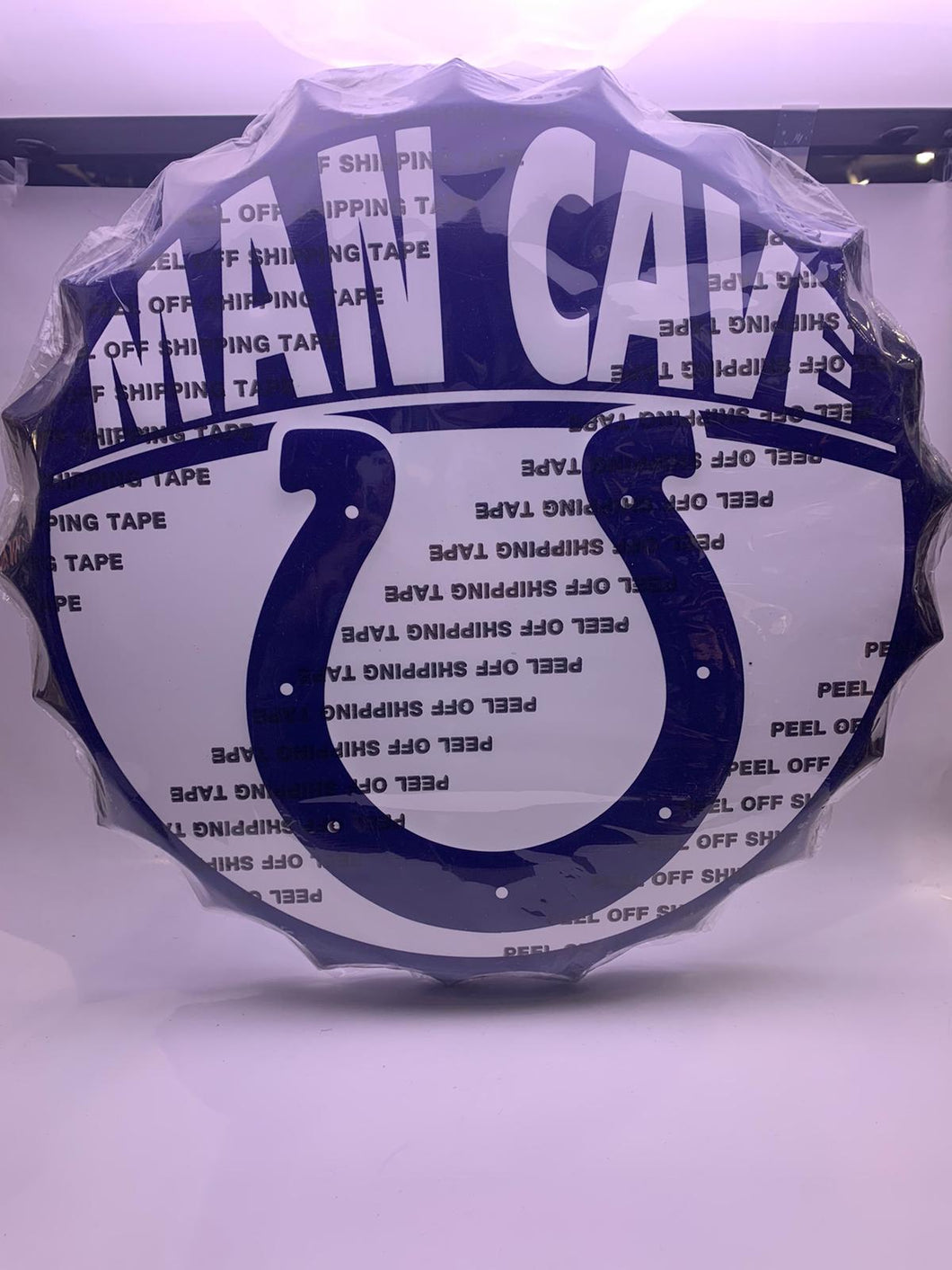 Indianapolis Colts Bottle Cap Wall Sign