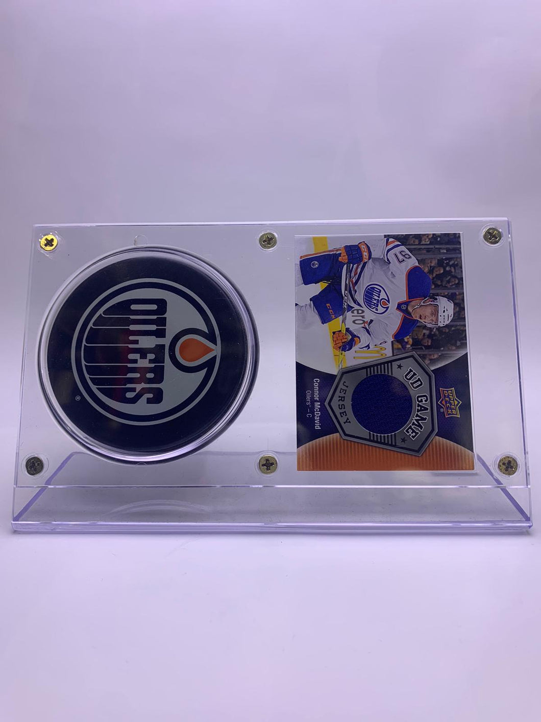 Edmonton Oilers Connor McDavid Game Used Stick Collectible Card