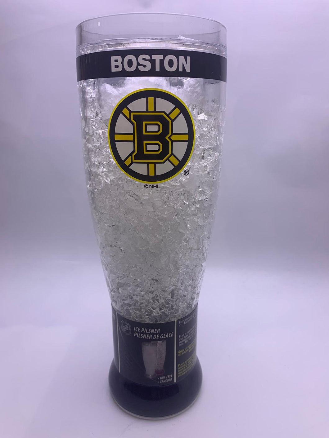 Boston Bruins Crystal Freezer Mug