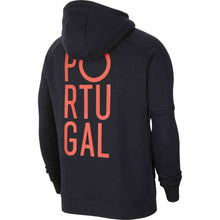 Load image into Gallery viewer, Men&#39;s Nike Portugal Black &amp; Red Pullover Soccer Hoodie
