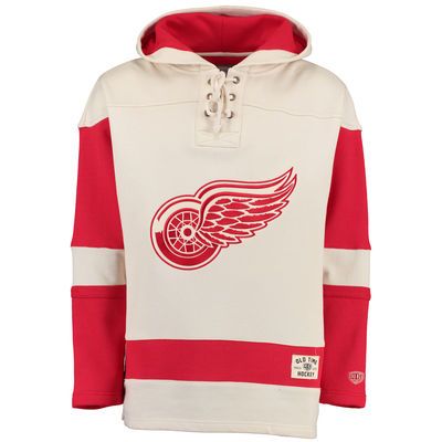 Detroit Red Wings Vintage Lacer Heavyweight Pullover Hoodie