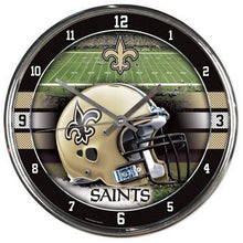 Load image into Gallery viewer, NFL WinCraft Chrome Clock
