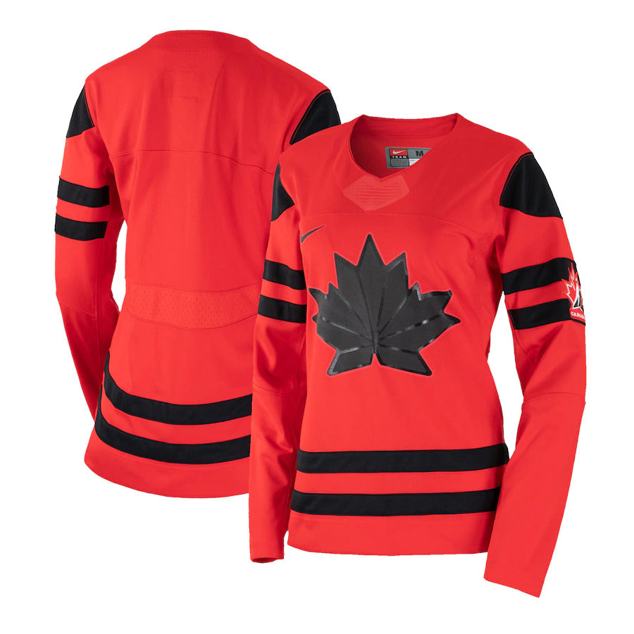 Women's Nike Red Hockey Canada 2022 Replica Olympic Jersey