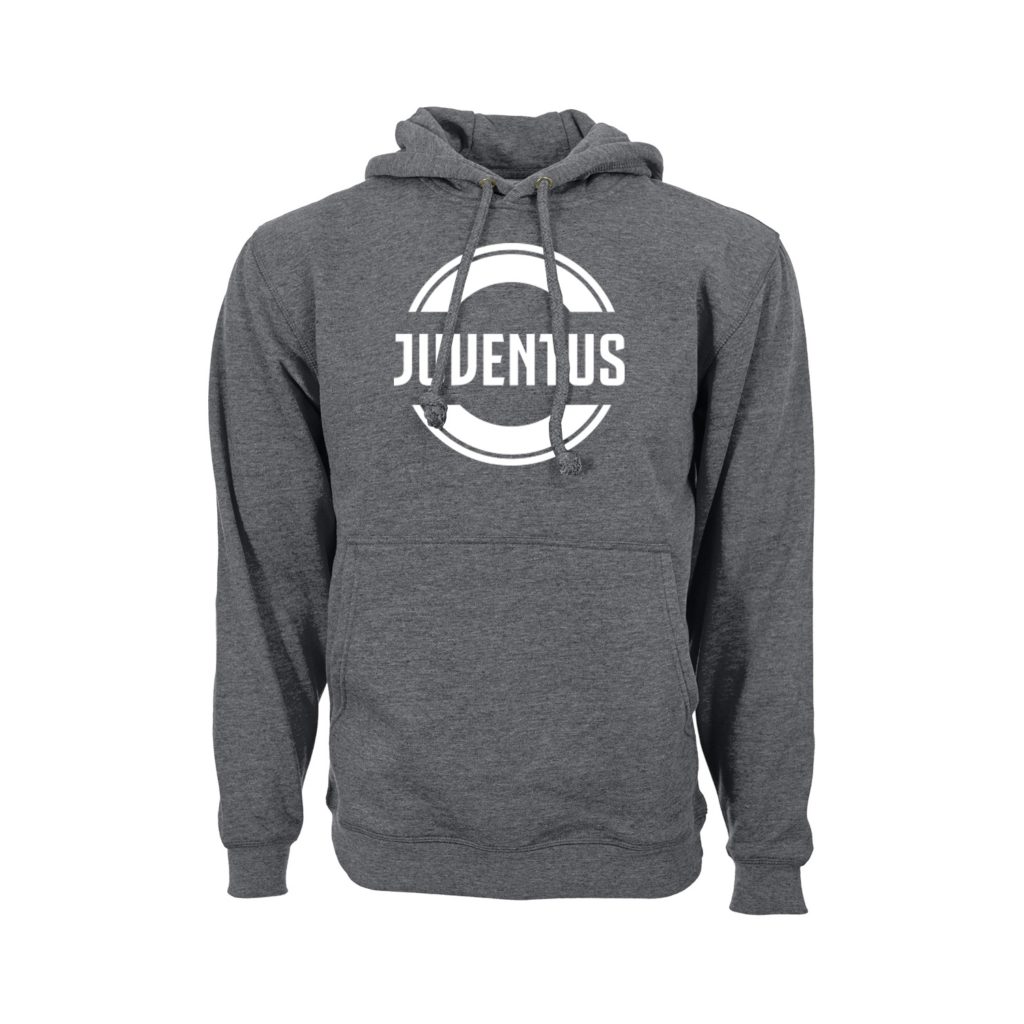 Men's Juventus Grey Pullover Soccer Hoodie