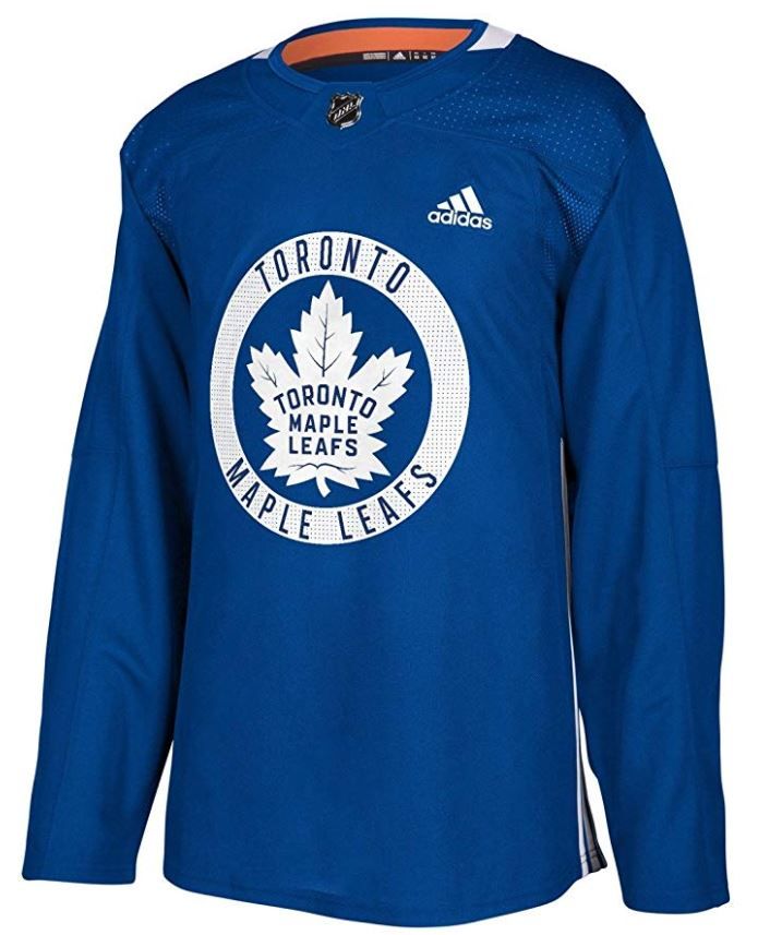 Toronto Maple Leafs Authentic NHL Practice Adidas Jersey