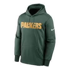 Green Bay Packers Green Nike Pullover Hoodie