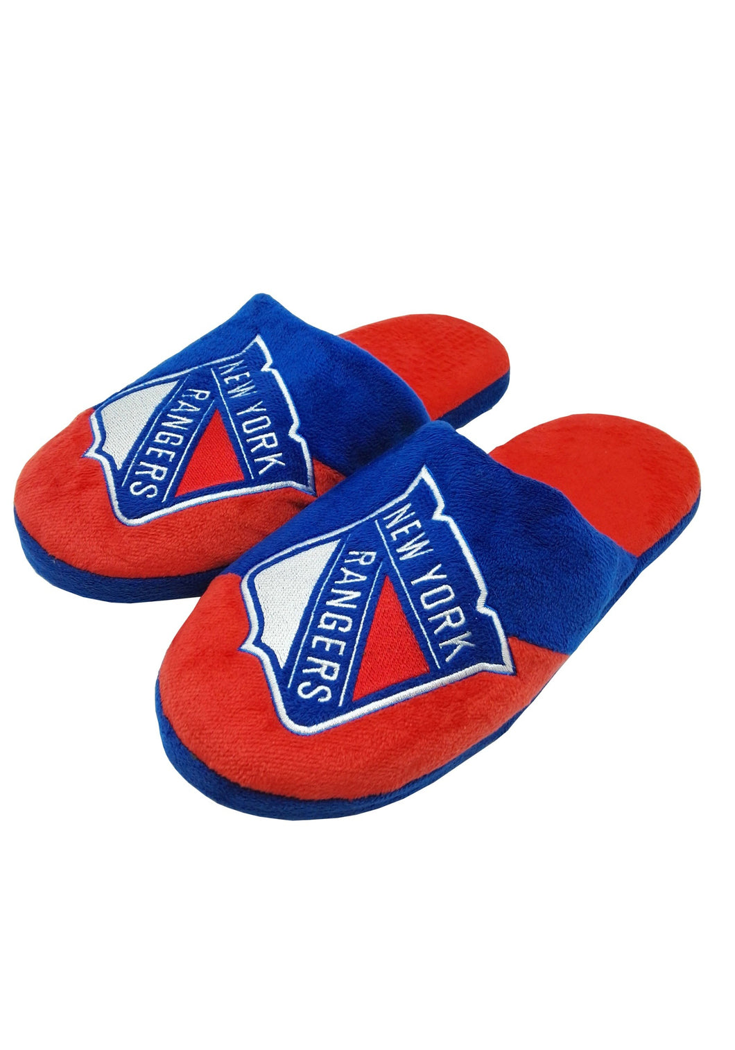 New York Rangers NHL Colorblock Slide Slippers