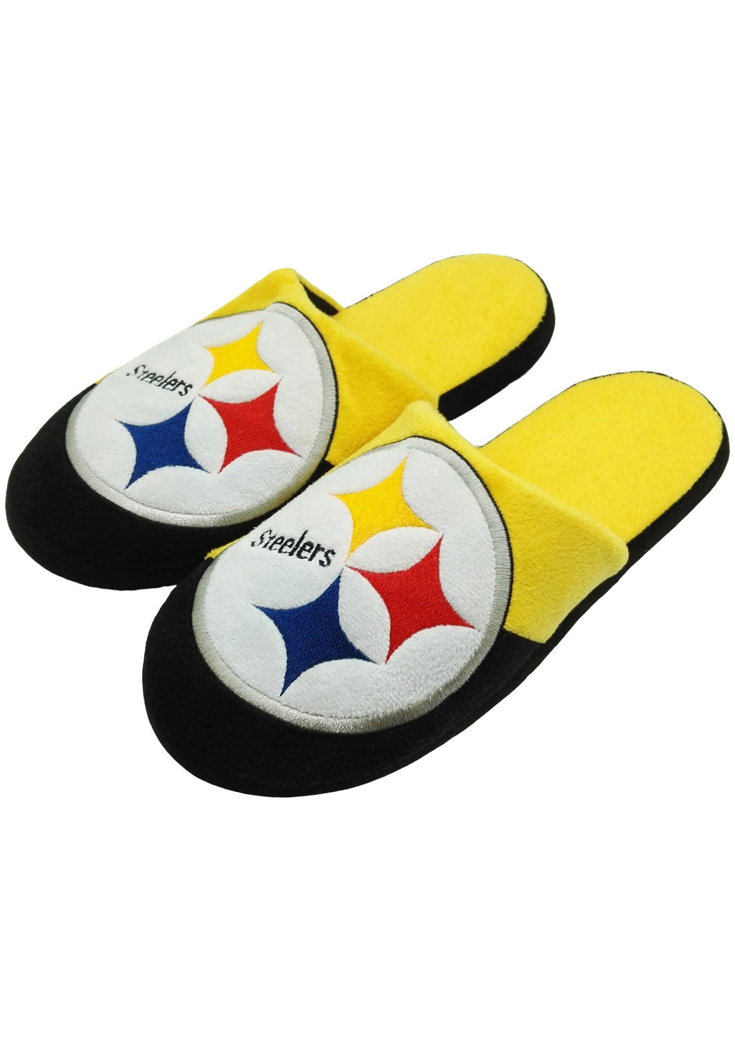 Pittsburgh Steelers NFL Colorblock Slide Slippers