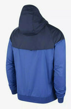 Load image into Gallery viewer, Men&#39;s Nike England Full-Zip Blue Soccer Windbreaker Hoodie
