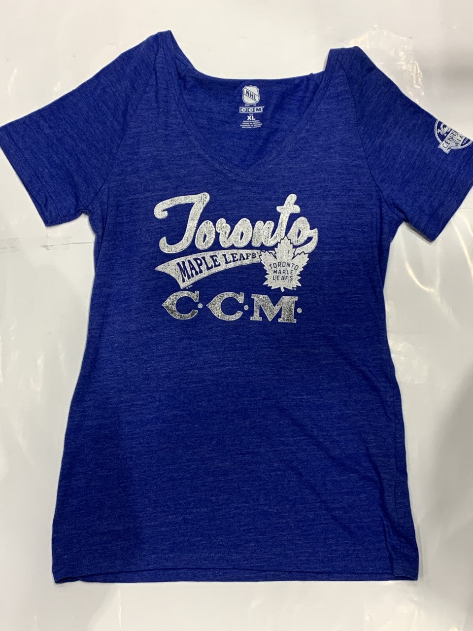 Women Toronto Maple Leafs  C.C.M Shirt- Blue